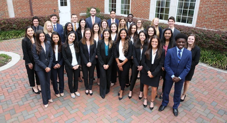 Group of students in a Heavener organization