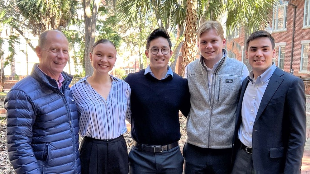 Jeffrey Levine, Managing Director, and Walter Tomasino-Perez, Analyst, Houlihan Lokey with Rachael Stockel, Leonardo Ting, and Blake McCoy