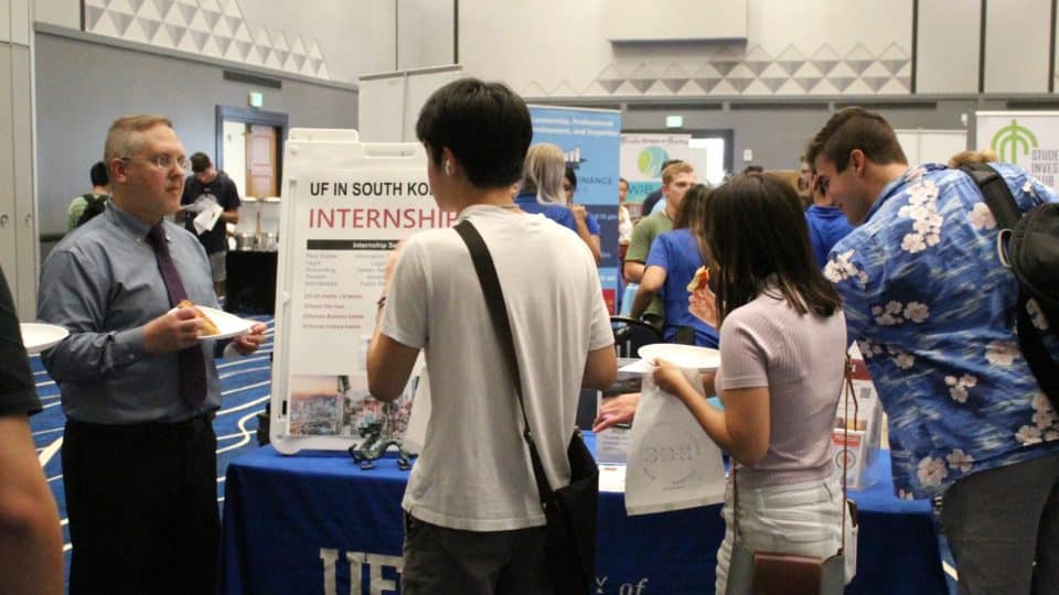 Students at the Business Bash