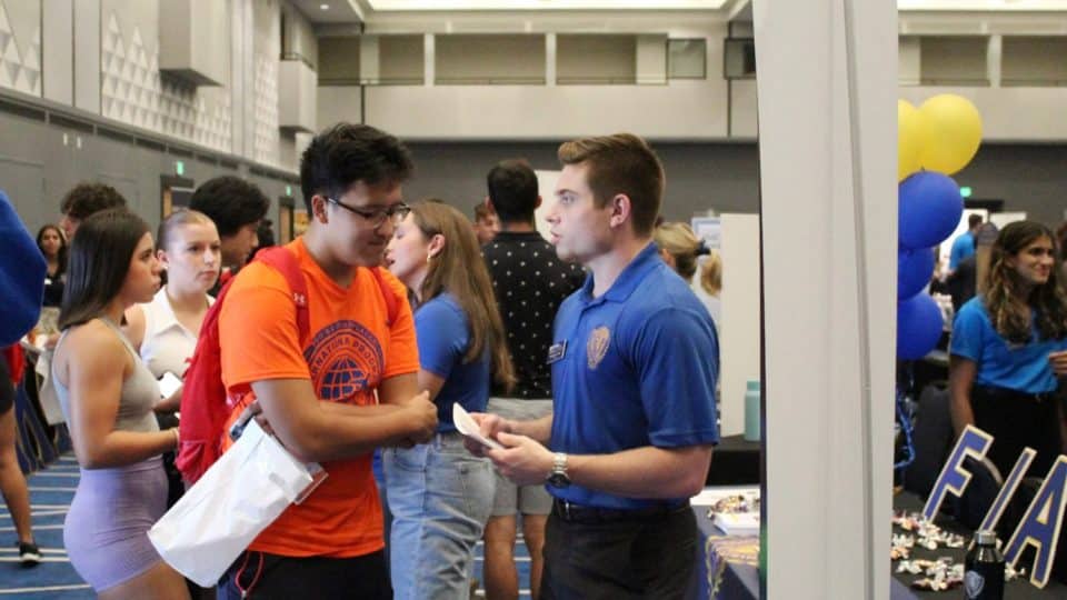 Students at the Business Bash