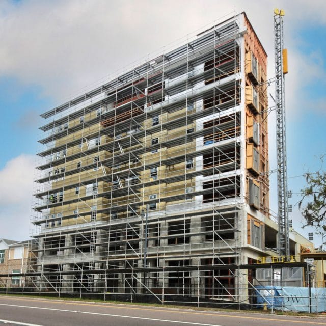 Apartment building under construction