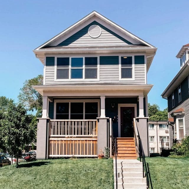 A triplex home in Minneapolis