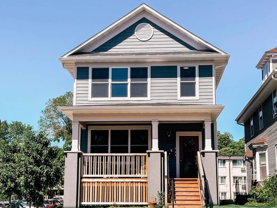 A triplex home in Minneapolis