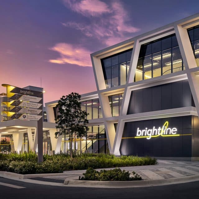 The Brightline Ft. Lauderdale station