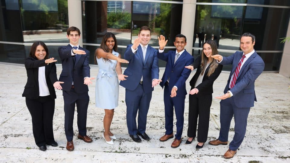 FPD Board members Gator chomping