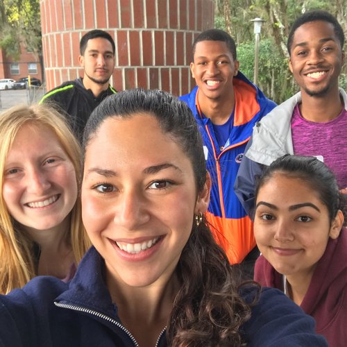 Jackie and her FLA mentees at the Spring 2018 Retreat