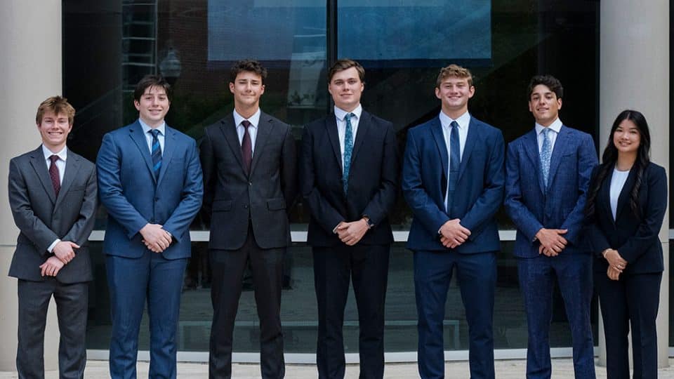 Students in the Industrials Sector group