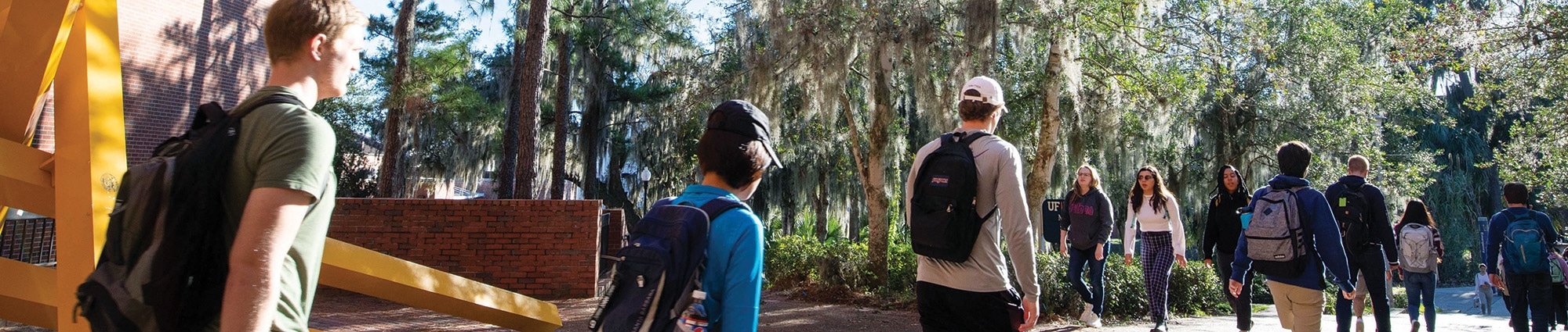 Students on UF Campus