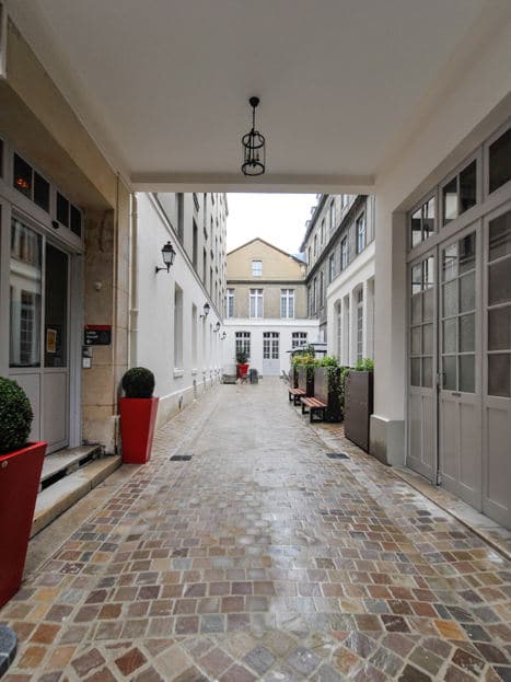 St. John's University Paris Campus Courtyard in France