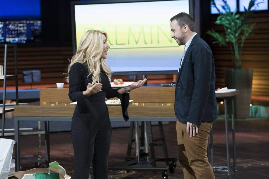 Alfonso Tejada talks with Lori Greiner on SharkTank