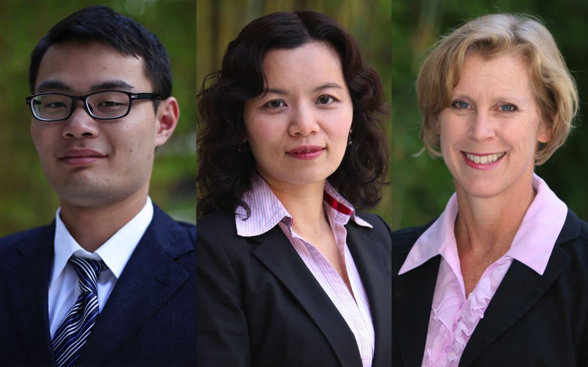 Quan Zheng, Amy Pan and Janice Carrillo
