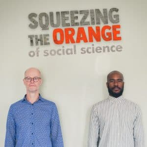 Podcast graphic: Squeezing the Orange of Social Science
