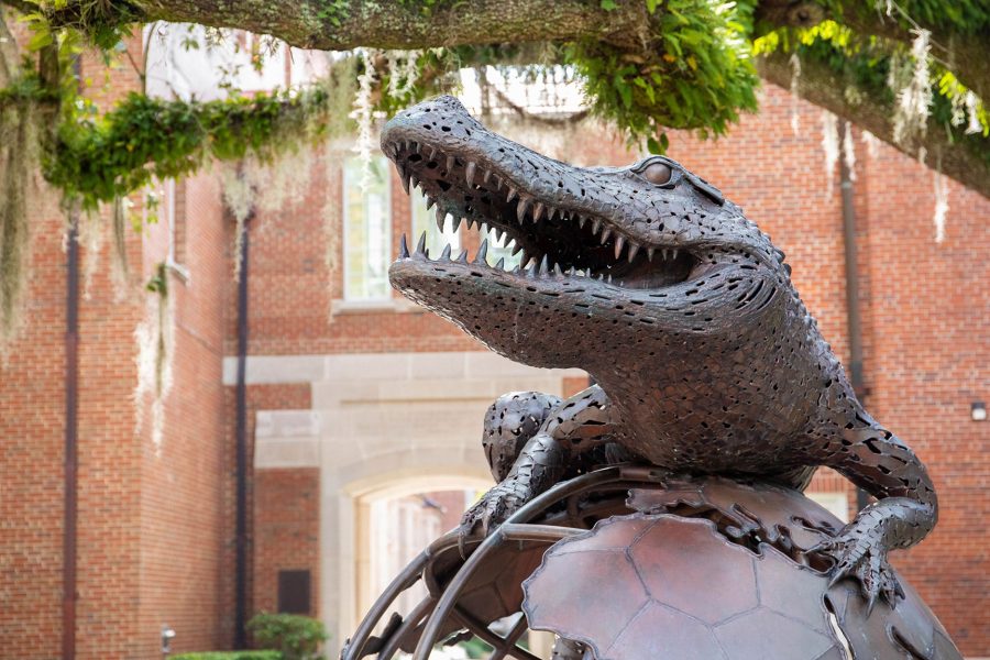 The Gator Ubiquity Statue