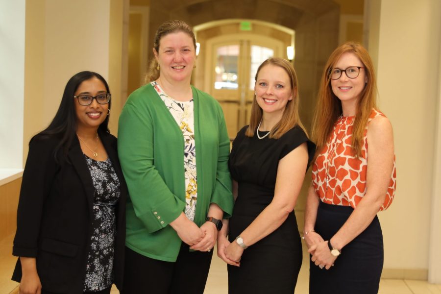 Sonia Singh, Megan Mocko, Emily Overend and Debra Marcum.