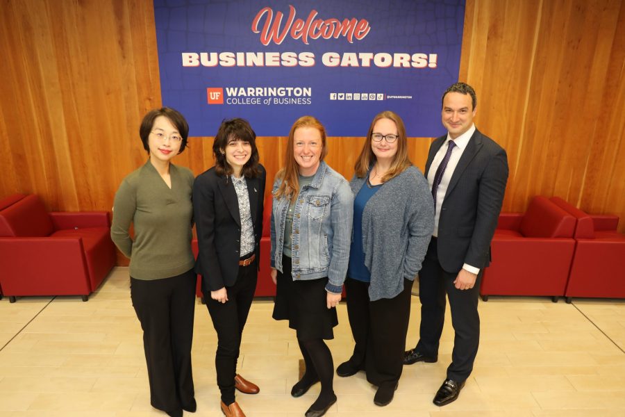 Qing Li, Cindy Dosch, Meredith Hartig, Amanda Jackson and Max Dolinsky
