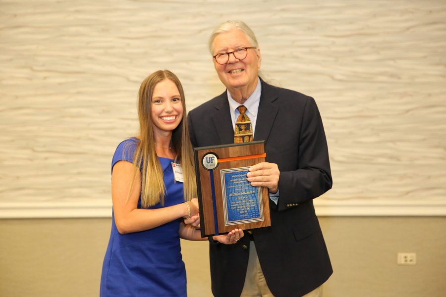 Allison Hinaman (MAcc ’25) is named the Chrislynn Freed Master of Accounting Outstanding Student of the Year.