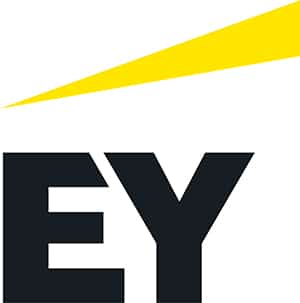 Logo for Ernst & Young, an employer of UF Warrington MS in ISOM - Information Technology alumni