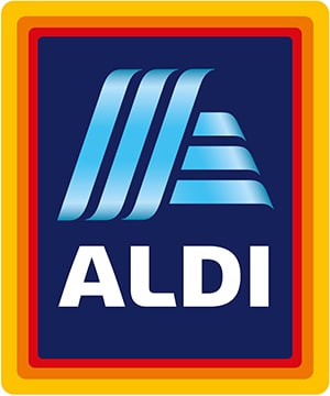 Logo for Aldi, an employer of UF Warrington Online MSM alumni