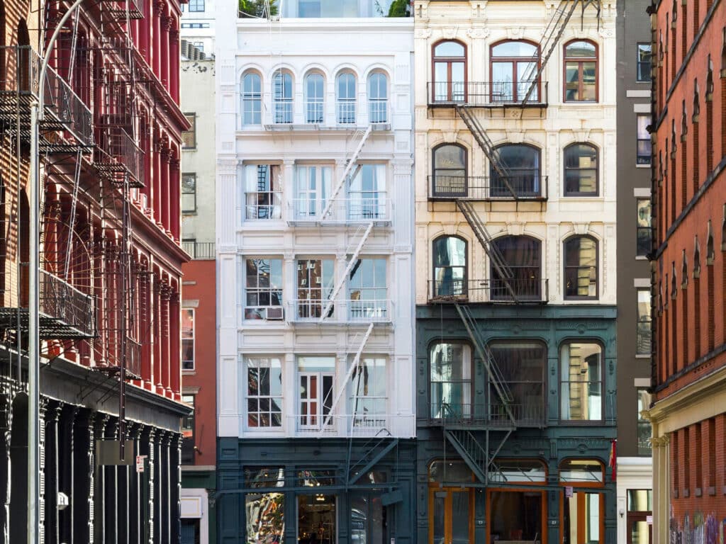 Multi-story residences in New York City