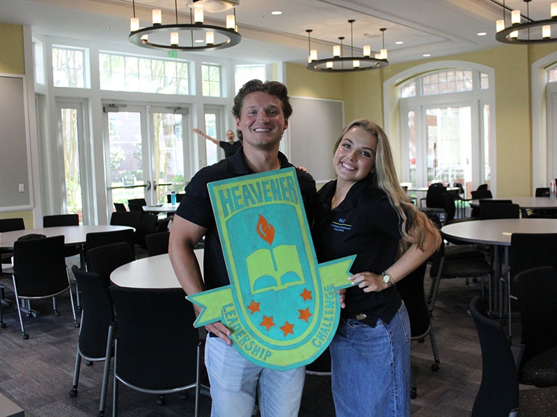 Robert Sandargas and Grace Garland at an HLC event. 