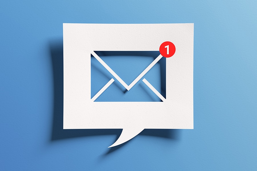 Email notification icon. 
