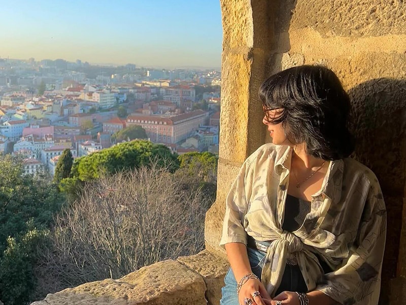 Heavener Lucia Segovia studying abroad in Madrid, Spain.