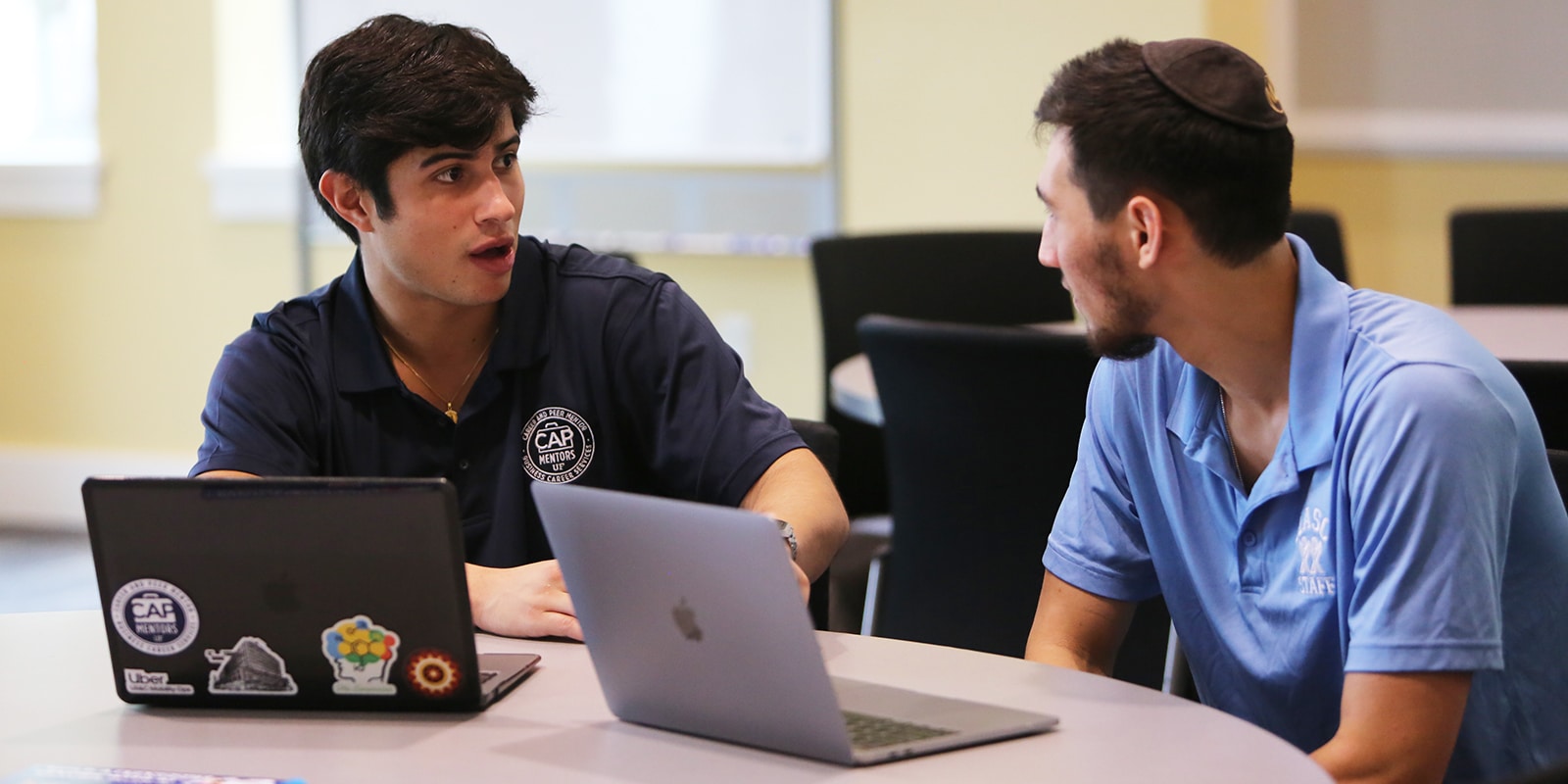 A CAP Mentor coaching a student. 