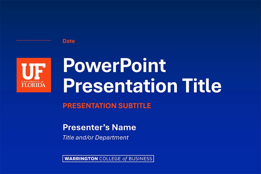 PowerPoint template slide