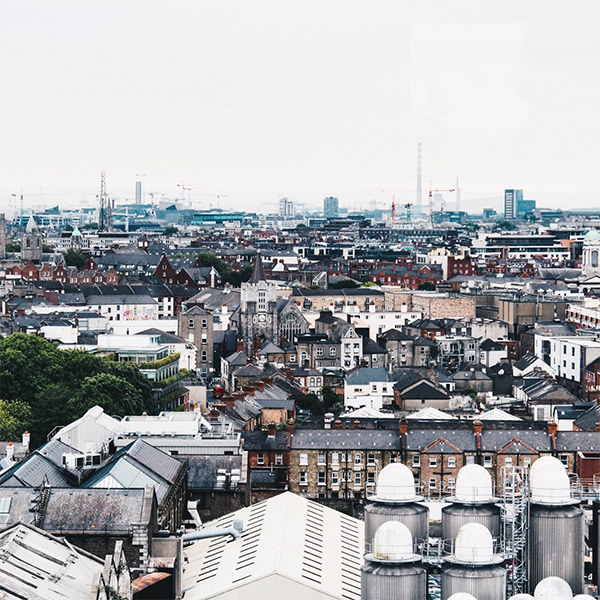 Dublin, Ireland cityscape